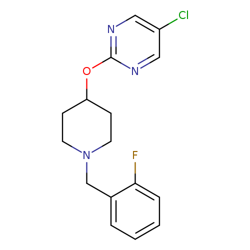 5-chloro-2-({1-[(2-fluorophenyl)methyl]piperidin-4-yl}oxy)pyrimidine