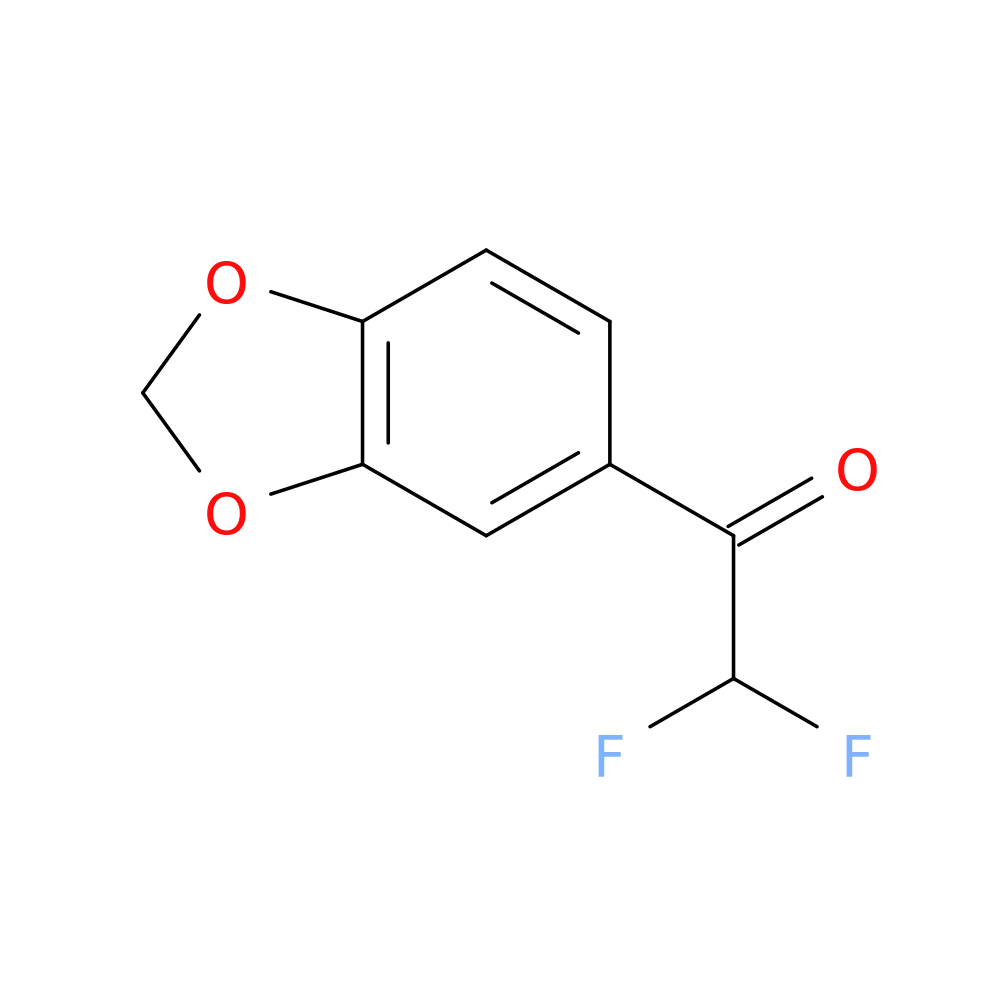 Ethanone, 1-(1,3-benzodioxol-5-yl)-2,2-difluoro- (9CI)