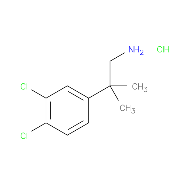 2-(3,4-Dichlorophenyl)-2-methylpropylamine HCl