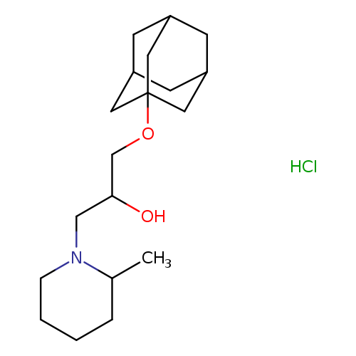 1-(adamantan-1-yloxy)-3-(2-methylpiperidin-1-yl)propan-2-ol hydrochloride