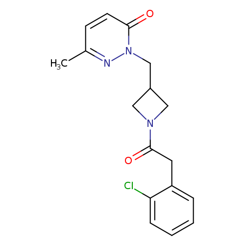 2-({1-[2-(2-chlorophenyl)acetyl]azetidin-3-yl}methyl)-6-methyl-2,3-dihydropyridazin-3-one
