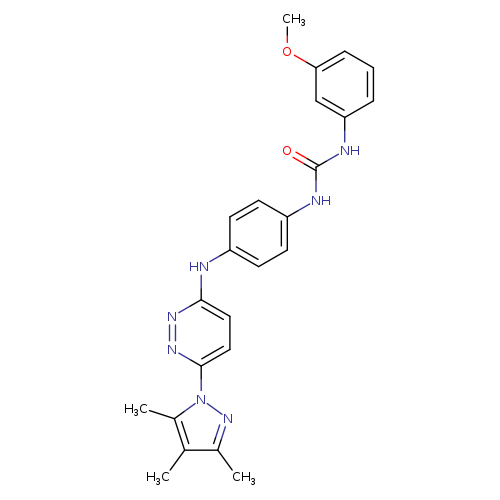 3-(3-methoxyphenyl)-1-(4-{[6-(3,4,5-trimethyl-1H-pyrazol-1-yl)pyridazin-3-yl]amino}phenyl)urea