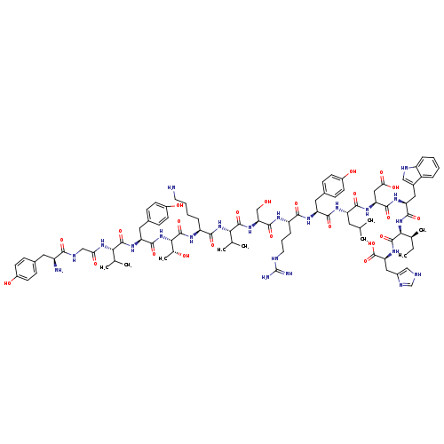 L-Histidine, L-tyrosylglycyl-L-valyl-L-tyrosyl-L-threonyl-L-lysyl-L-valyl-L-seryl-L-arginyl-L-tyrosyl-L-leucyl-L-α-aspartyl-L-tryptophyl-L-isoleucyl- (9CI)