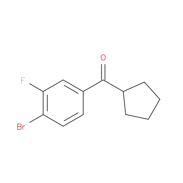 (4-Bromo-3-fluorophenyl)(cyclopentyl)methanone