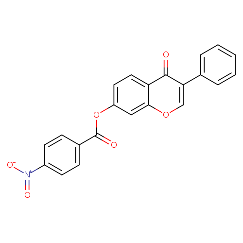 4-oxo-3-phenyl-4H-chromen-7-yl 4-nitrobenzoate