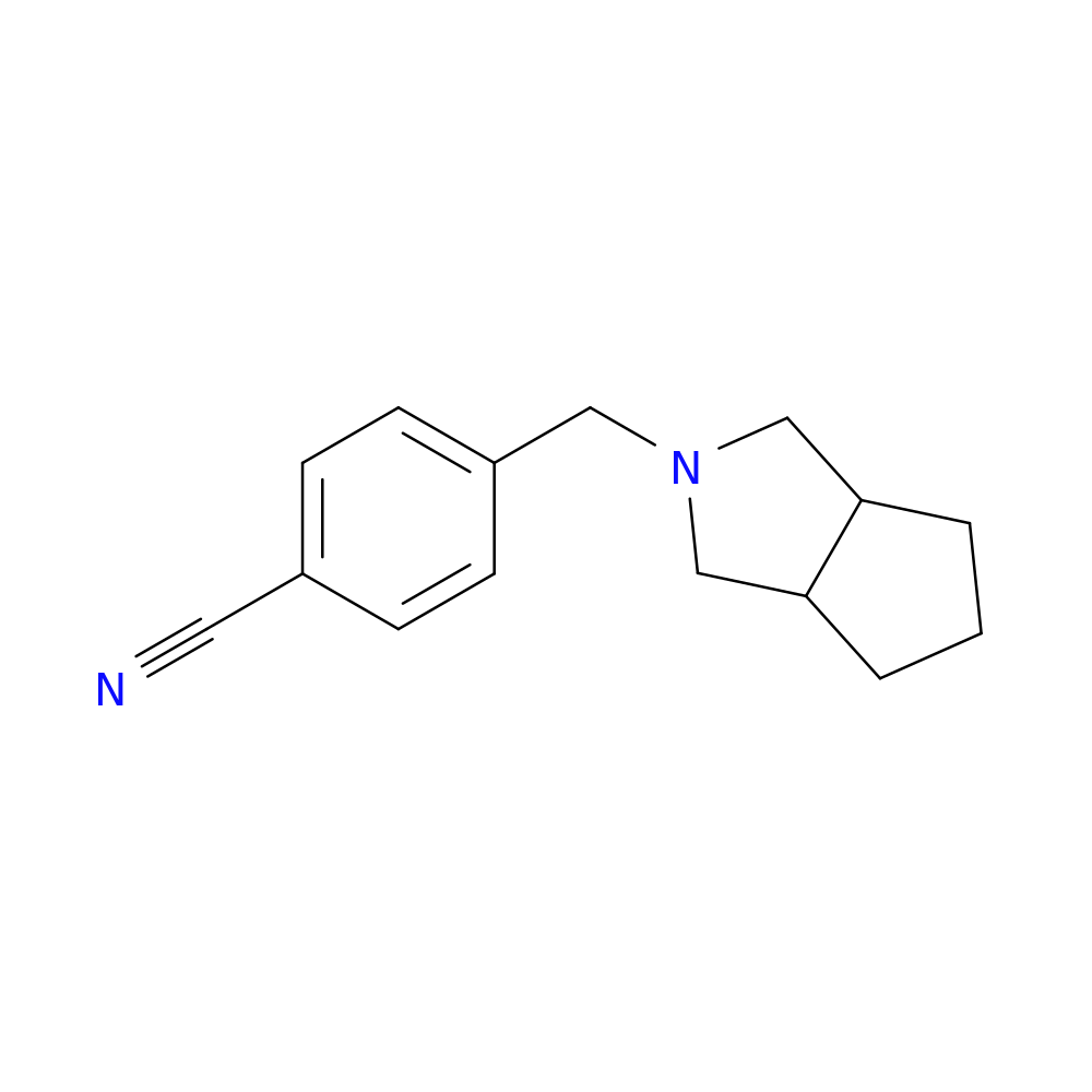 4-({octahydrocyclopenta[c]pyrrol-2-yl}methyl)benzonitrile