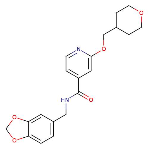 N-[(2H-1,3-benzodioxol-5-yl)methyl]-2-[(oxan-4-yl)methoxy]pyridine-4-carboxamide