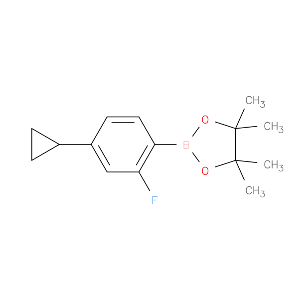 2-(4-Cyclopropyl-2-fluorophenyl)-4,4,5,5-tetramethyl-1,3,2-dioxaborolane