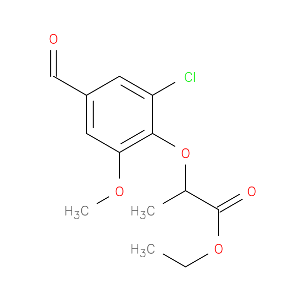 ethyl 2-(2-chloro-4-formyl-6-methoxyphenoxy)propanoate