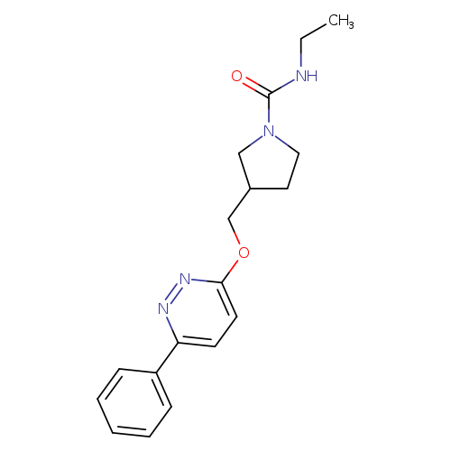 N-ethyl-3-{[(6-phenylpyridazin-3-yl)oxy]methyl}pyrrolidine-1-carboxamide
