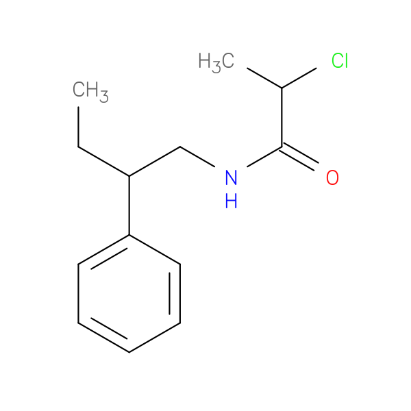 2-chloro-N-(2-phenylbutyl)propanamide