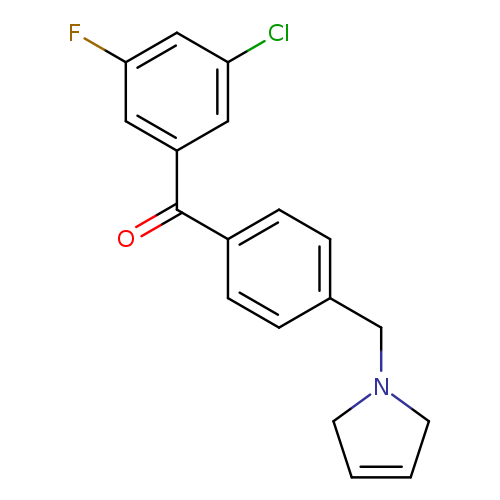 (3-Chloro-5-fluorophenyl)(4-((2,5-dihydro-1H-pyrrol-1-yl)methyl)phenyl)methanone