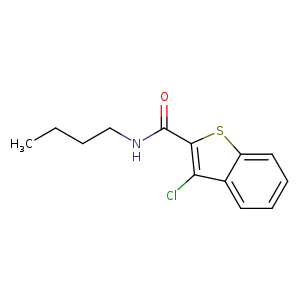 Benzo[b]thiophene-2-carboxamide, N-butyl-3-chloro-