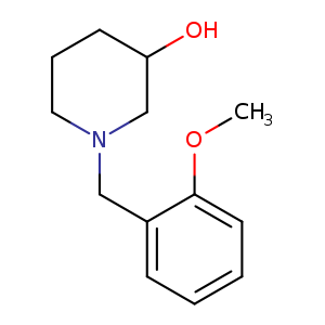 1-[(2-methoxyphenyl)methyl]piperidin-3-ol