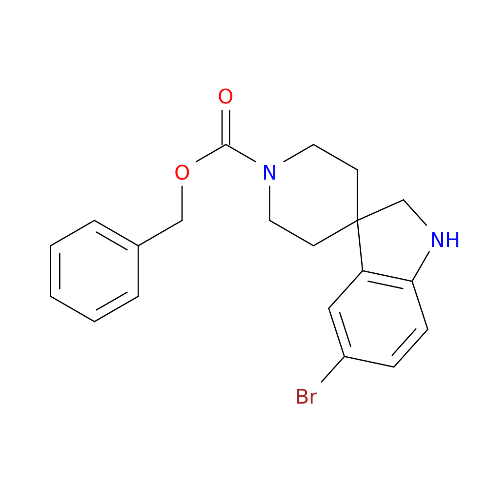 Benzyl 5-bromospiro[indoline-3,4'-piperidine]-1'-carboxylate