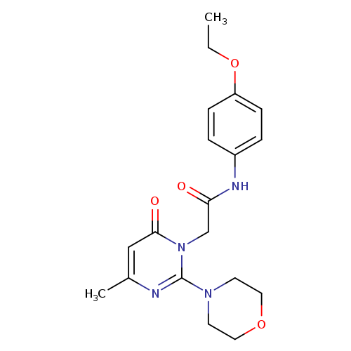N-(4-ethoxyphenyl)-2-[4-methyl-2-(morpholin-4-yl)-6-oxo-1,6-dihydropyrimidin-1-yl]acetamide
