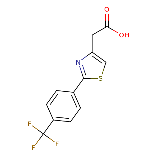 2-(2-(4-(Trifluoromethyl)phenyl)thiazol-4-yl)acetic acid