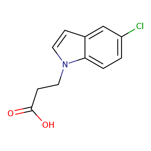 3-(5-chloro-1H-indol-1-yl)propanoic acid