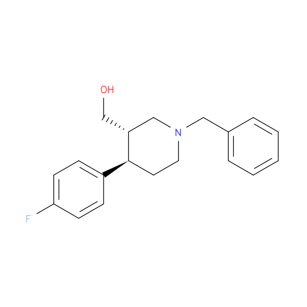 3-Piperidinemethanol, 4-(4-fluorophenyl)-1-(phenylmethyl)-, (3S,4R)-