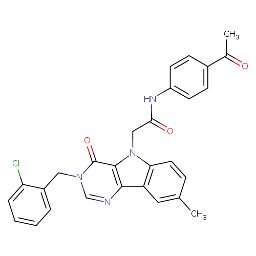 N-(4-acetylphenyl)-2-{3-[(2-chlorophenyl)methyl]-8-methyl-4-oxo-3H,4H,5H-pyrimido[5,4-b]indol-5-yl}acetamide