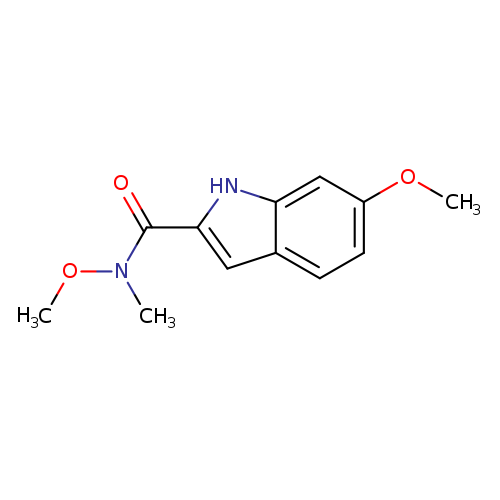 1H-Indole-2-carboxamide, N,6-dimethoxy-N-methyl-
