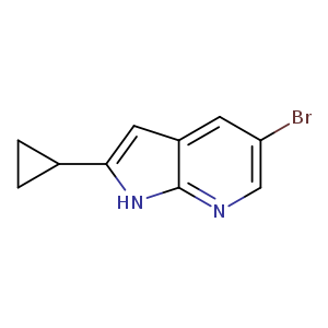 5-bromo-2-cyclopropyl-1H-pyrrolo[2,3-b]pyridine