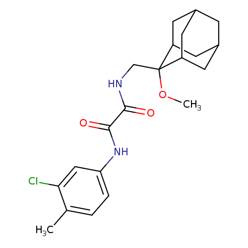 N'-(3-chloro-4-methylphenyl)-N-[(2-methoxyadamantan-2-yl)methyl]ethanediamide