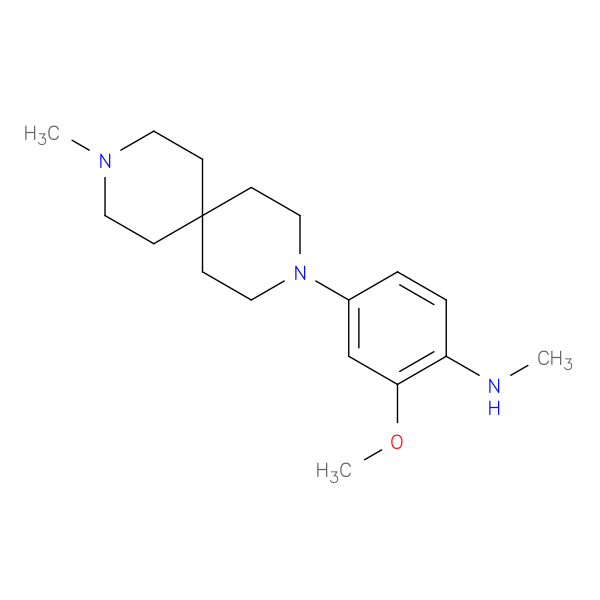 2-Methoxy-N-methyl-4-(9-methyl-3,9-diazaspiro[5.5]undecan-3-yl)aniline