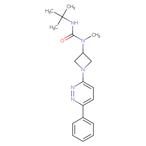 3-tert-butyl-1-methyl-1-[1-(6-phenylpyridazin-3-yl)azetidin-3-yl]urea