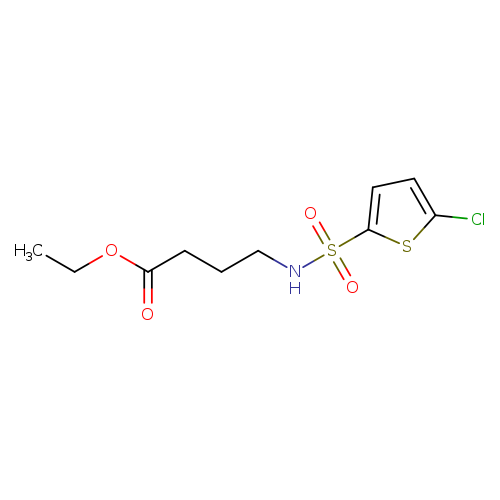 ethyl 4-(5-chlorothiophene-2-sulfonamido)butanoate