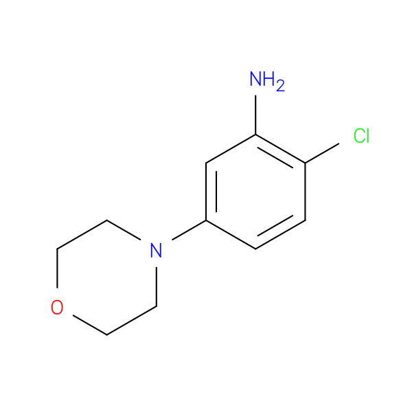 2-chloro-5-(4-morpholinyl)aniline