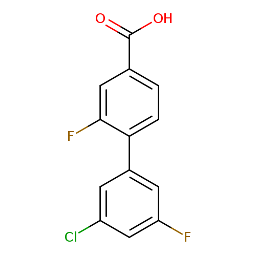 4-(3-Chloro-5-fluorophenyl)-3-fluorobenzoic acid