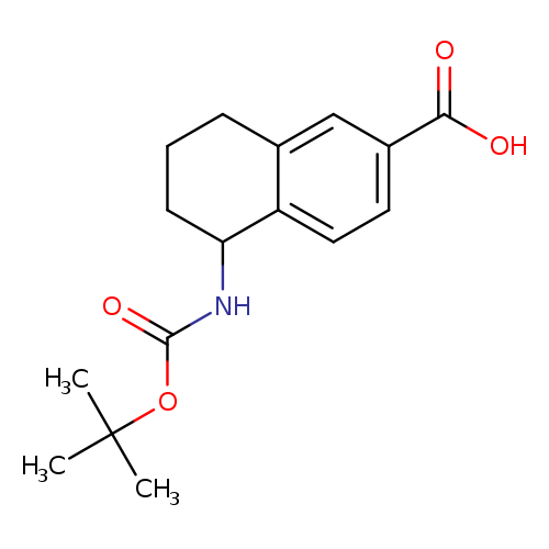 5-{[(tert-butoxy)carbonyl]amino}-5,6,7,8-tetrahydronaphthalene-2-carboxylic acid