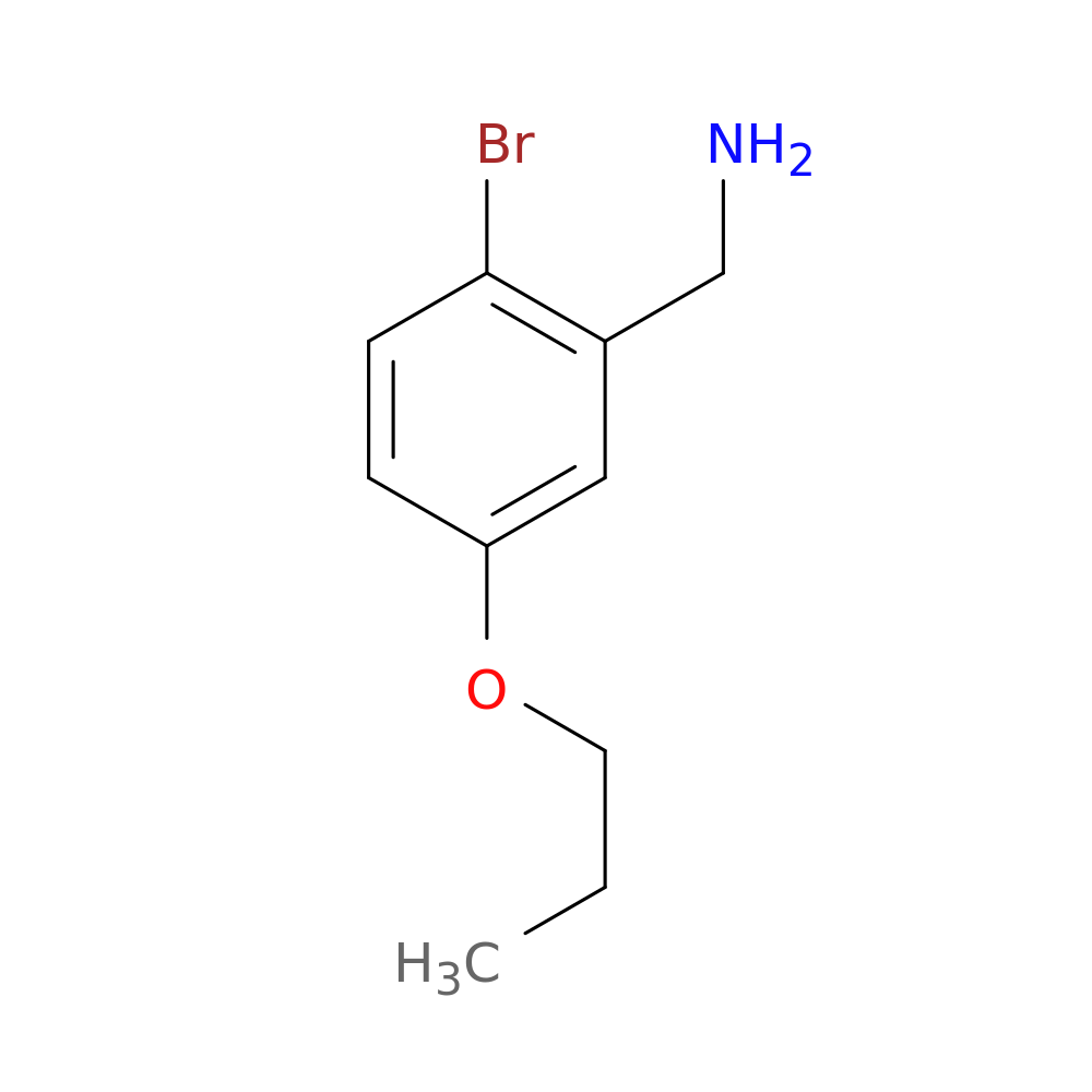 (2-Bromo-5-propoxyphenyl)methanamine