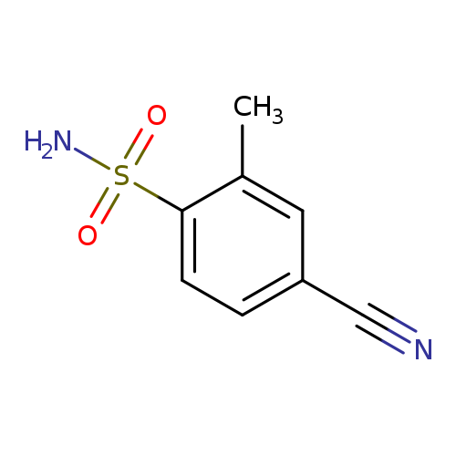 4-cyano-2-methylbenzene-1-sulfonamide