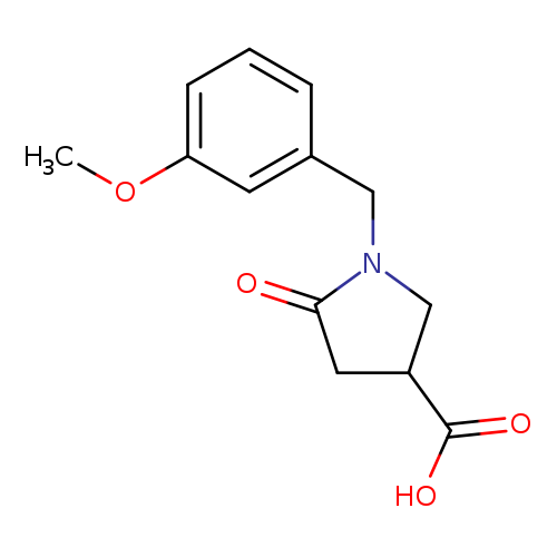 1-(3-Methoxybenzyl)-5-oxopyrrolidine-3-carboxylic acid