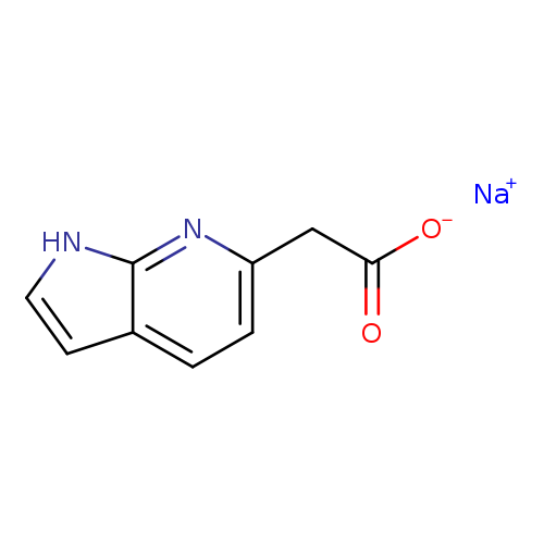 sodium 2-{1H-pyrrolo[2,3-b]pyridin-6-yl}acetate