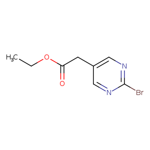 5-Pyrimidineacetic acid, 2-bromo-, ethyl ester