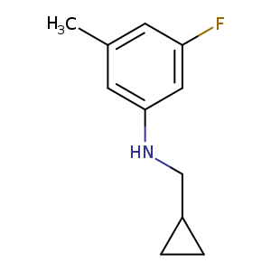 N-(cyclopropylmethyl)-3-fluoro-5-methylaniline