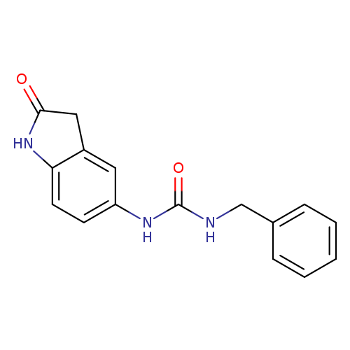 1-benzyl-3-(2-oxo-2,3-dihydro-1H-indol-5-yl)urea