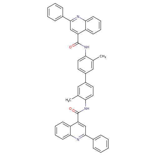 N-[3,3'-dimethyl-4'-(2-phenylquinoline-4-amido)-[1,1'-biphenyl]-4-yl]-2-phenylquinoline-4-carboxamide