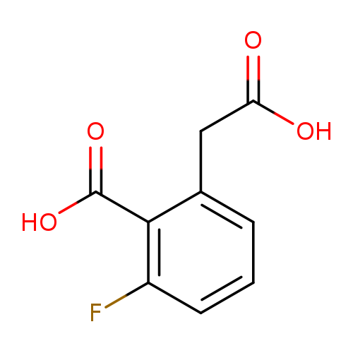2-(Carboxymethyl)-6-fluorobenzoicacid