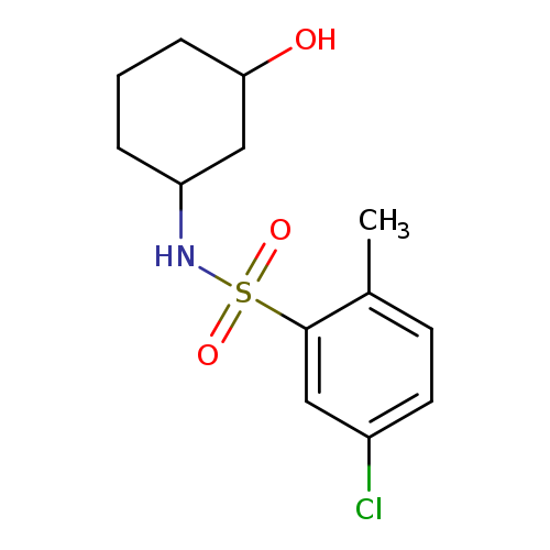 5-chloro-N-(3-hydroxycyclohexyl)-2-methylbenzene-1-sulfonamide