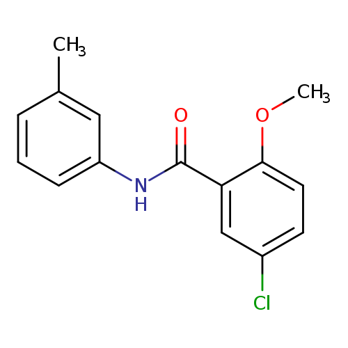 5-chloro-2-methoxy-N-(3-methylphenyl)benzamide