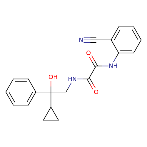 N-(2-cyanophenyl)-N'-(2-cyclopropyl-2-hydroxy-2-phenylethyl)ethanediamide