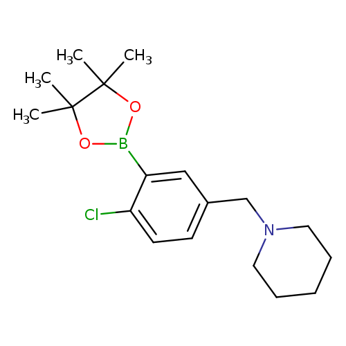 2-Chloro-5-(piperidinomethyl)phenylboronic acid, pinacol ester