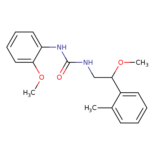 1-[2-methoxy-2-(2-methylphenyl)ethyl]-3-(2-methoxyphenyl)urea