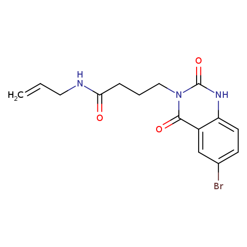 4-(6-bromo-2,4-dioxo-1,2,3,4-tetrahydroquinazolin-3-yl)-N-(prop-2-en-1-yl)butanamide