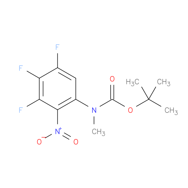 TERT-BUTYL METHYL(3,4,5-TRIFLUORO-2-NITROPHENYL)CARBAMATE