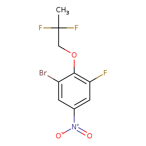 1-Bromo-2-(2,2-difluoro-propoxy)-3-fluoro-5-nitro-benzene